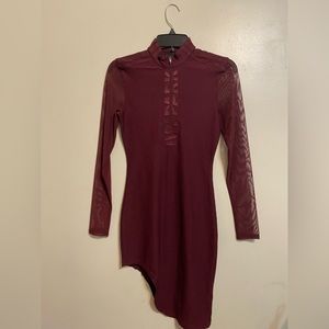 Adidas x IVY PARK Asymmetrical Long Sleeve Dress